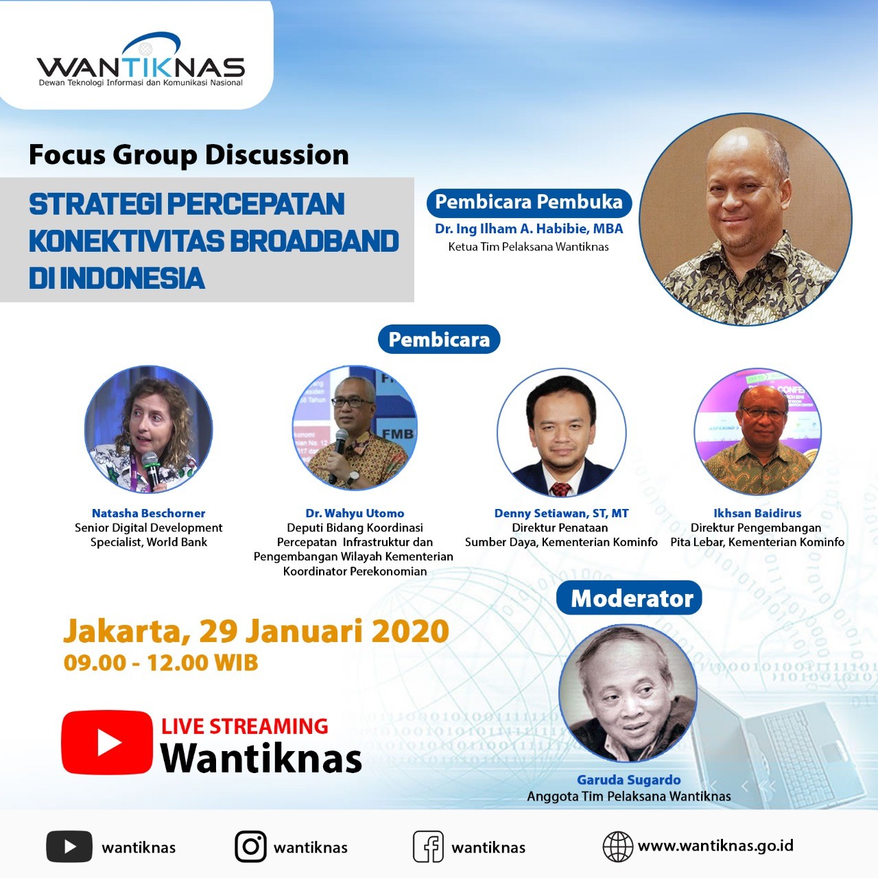 Focus Group Discussion (FGD) Strategi Percepatan Konektivitas Broadband di Indonesia